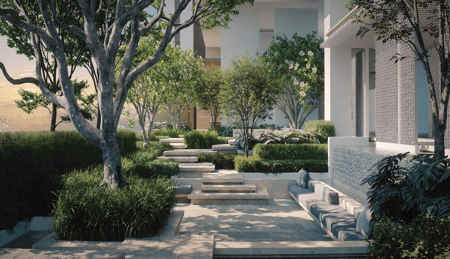 Side Sunken Court